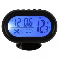 Marque Generique 12v Voiture Thermomètre Numérique Voltmètre Horloge Alarme Moniteur... -Nuki Magasin 12v voiture thermometre numerique voltmetre horloge alarme moniteur bleu 8751111 22574439 1140x1140