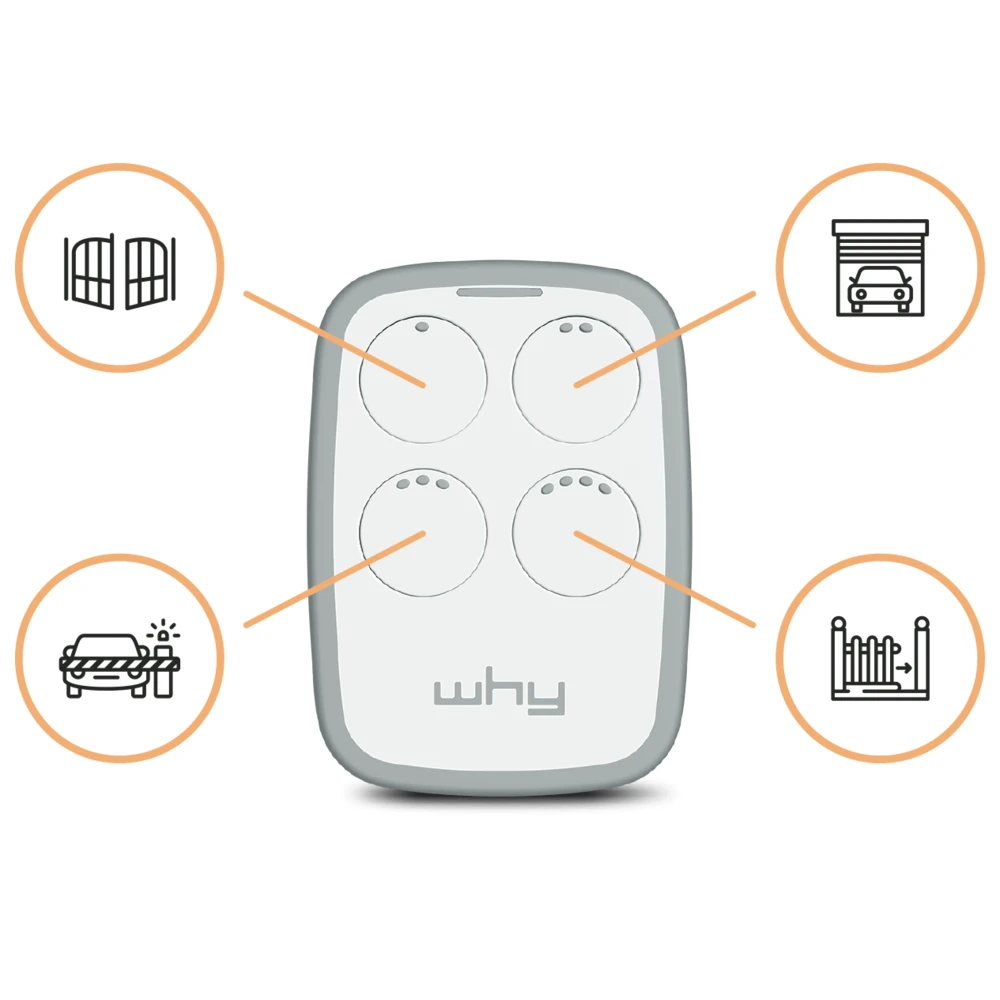 1Control Solo Why - Télécommande Universelle Pour Portail Et Garage 3 1Control Solo Why - Télécommande Universelle Pour Portail Et Garage