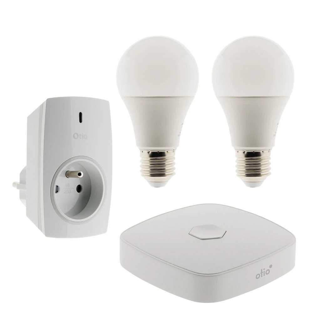 Pack De Démarrage Maison Connectée OtioHome (2 Ampoules, 1 Prise Et ... 3 Pack De Démarrage Maison Connectée OtioHome (2 Ampoules, 1 Prise Et ...