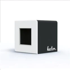 Hector Station Météo Connectée Cube - Noir Et Blanc