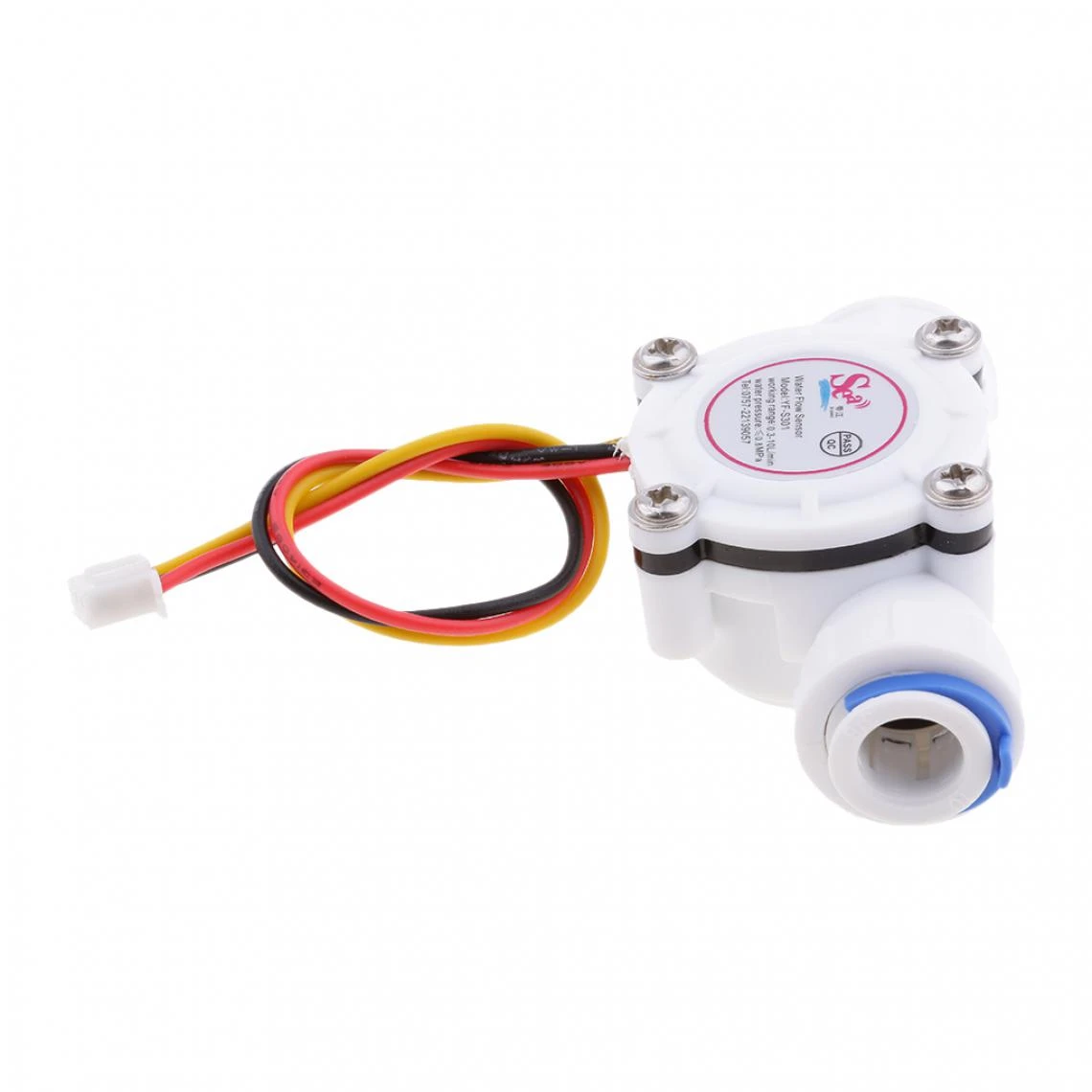 Marque Generique 3/8'' Externe Débitmètre 0.3 À 10L / Min Capteur Senseur De Débit ... 6 Marque Generique 3/8'' Externe Débitmètre 0.3 À 10L / Min Capteur Senseur De Débit ... – Image 4