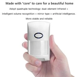 Marque Generique 433MHz Sans Fil PIR Détecteur De Mouvement De Sécurité À Domicile ... -Nuki Magasin 433mhz sans fil pir detecteur de mouvement de securite domicile detecteur infrarouge facile a installer et alarme personnalisable 8633711 22113621 1140x1140