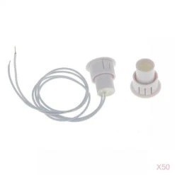 Marque Generique 50pcs Encastré Magnétique Porte Fenêtre Contacts Interrupteur Sirè...