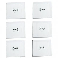 Marque Generique 6 Pcs Commutateurs Automatique De Lumière Contrôlée Par Mur Lampe L...