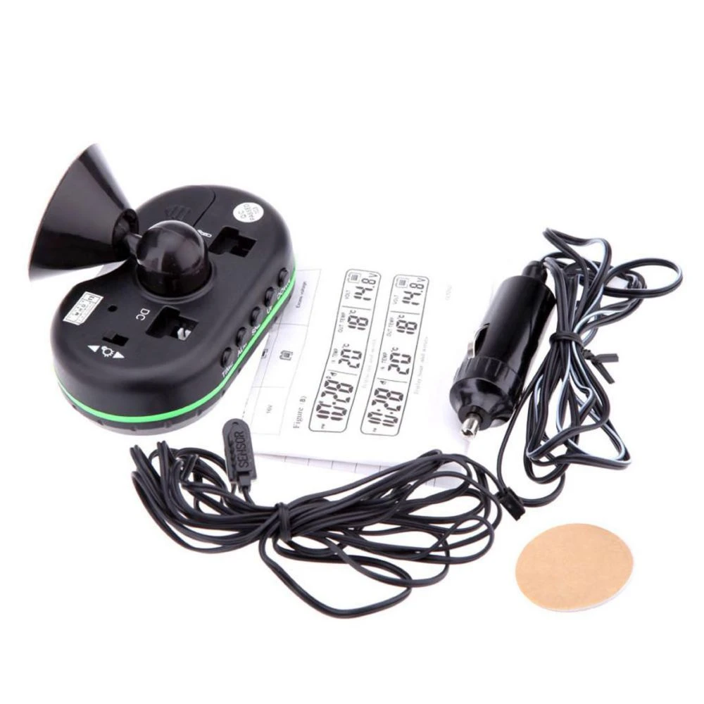 Marque Generique Voiture Auto Lcd Digital Horloge Thermomètre Température Voltage Mè... 6 Marque Generique Voiture Auto Lcd Digital Horloge Thermomètre Température Voltage Mè... – Image 4