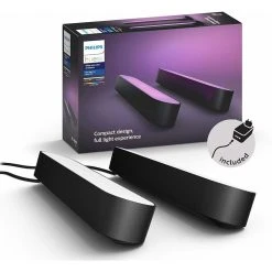 Philips Hue White & Color - Play Light Bar X 2 - Noir + Pont De Connexion -Nuki Magasin 61hvki7s8ol ac sl1500