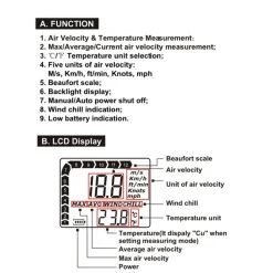 Marque Generique Anémomètre Numérique Portatif -Nuki Magasin 79001758 5 image