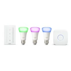Philips Hue Pont De Connexion + Dim Switch + 3 Ampoules E27 White & Colors 6 Philips Hue Pont De Connexion + Dim Switch + 3 Ampoules E27 White & Colors -Nuki Magasin 8718696728796 3 1