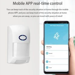 Marque Generique APP Contrôle Sans Fil WiFi PIR Motion Sensor De Sécurité À Domicil... -Nuki Magasin app controle sans fil wifi pir motion sensor de securite domicile detecteur infrarouge facile a installer et alarme personnalisable 8633651 22113335 1140x1140