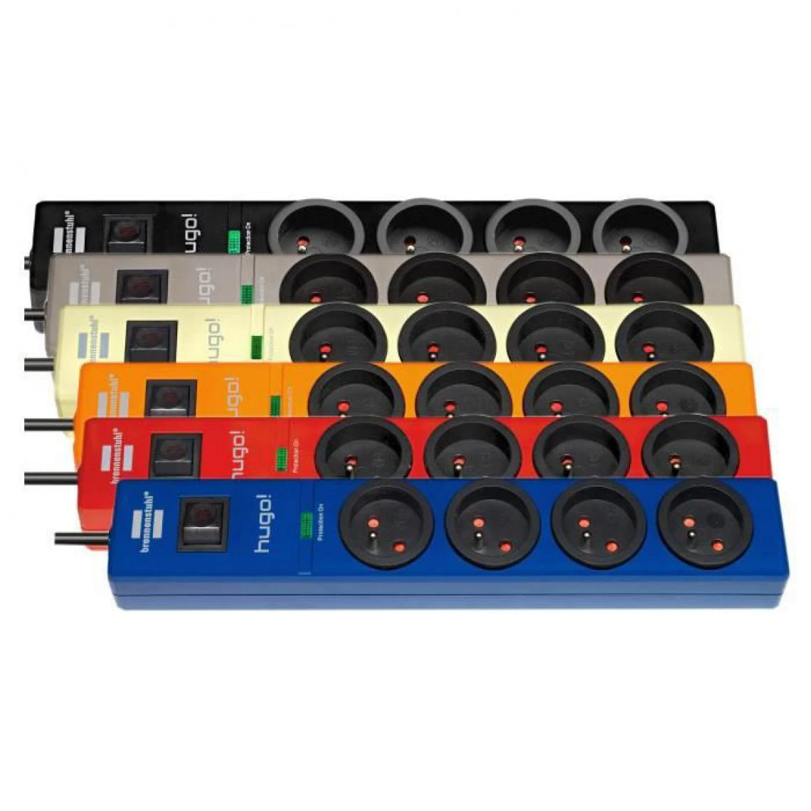 Brennenstuhl Bloc Multiprise Parasurtenseur Hugo Socle Rallonge 4 Prises 2 M 19500A 4 Brennenstuhl Bloc Multiprise Parasurtenseur Hugo Socle Rallonge 4 Prises 2 M 19500A – Image 2