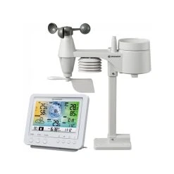 BRESSER Centrale Météo WIFI 5 En 1 Couleur Avec Capteur Pro