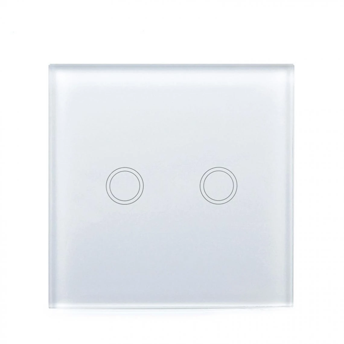 Wewoo Commutateur Mural En Verre Trempé2 Panneaux86 Mm2 Contactsinterrupteu... 4 Wewoo Commutateur Mural En Verre Trempé2 Panneaux86 Mm2 Contactsinterrupteu... – Image 2