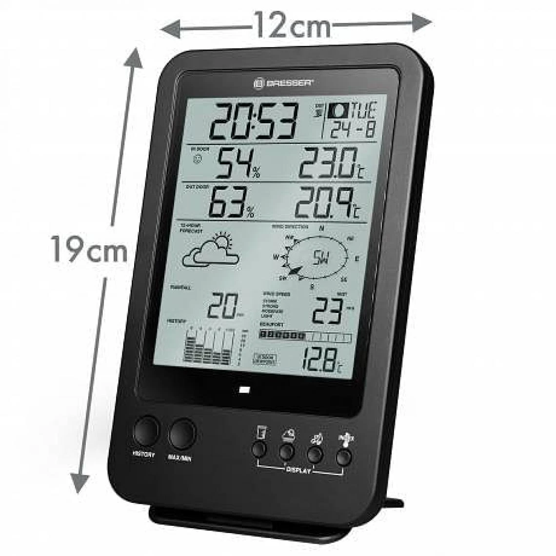 Bresser Écran Supplémentaire Pour Station Météo Et Capteur 5 En 1 - Bresse... 4 Bresser Écran Supplémentaire Pour Station Météo Et Capteur 5 En 1 - Bresse... – Image 2
