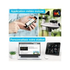 EXPLORE SCIENTIFIC Station Météo Wifi Advance Pro 7 En 1 -Nuki Magasin explore scientific station meteo wifi advance pro 7 en 1 wsx3001 2