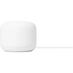 GOOGLE Nest WIFI 2PK M+V : Routeur + Point 2PK - Blanc -Nuki Magasin google nest wifi 2pk mv routeur point 2pk blanc 9302927 24276337 1140x1140