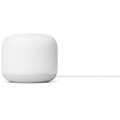 GOOGLE Nest WIFI 2PK M+V : Routeur + Point 2PK - Blanc -Nuki Magasin google nest wifi 2pk mv routeur point 2pk blanc 9302927 24276341 1140x1140