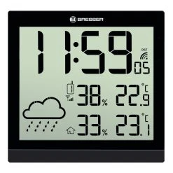 Bresser Horloge Murale Noire Avec Grand écran LCD Et Prévisions Météos 24h... 7 Bresser Horloge Murale Noire Avec Grand écran LCD Et Prévisions Météos 24h... -Nuki Magasin horloge murale noire avec grand ecran lcd et previsions meteos 24h bresser 10029880 25802084 1140x1140