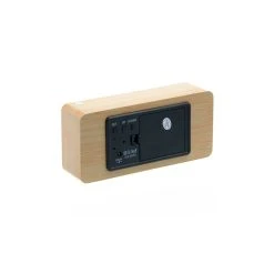 Marque Generique Horloge Réveil Alarme Digital LED En Bois Imitation Thermomètre Temp... -Nuki Magasin horloge r veil alarme digital led en bois imitation thermom tre temp rature usb aaa br 5b2 5d 5030 p