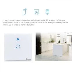 Wewoo Interrupteur Connecté Sans Fil Touch 86mm Mural En Verre Trempé, 1 V... -Nuki Magasin interrupteur connecte sans fil touch 86mm mural en verre trempe 1 voie 2 voies tactile smart home compatible avec alexa et google ca 90v 250v 2a prise europeenne 10551798 27403074 1140x1140