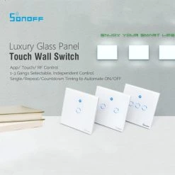 Wewoo Interrupteur Connecté Sans Fil Touch Mural En Verre Trempé, 1 Voie, ... -Nuki Magasin interrupteur connecte sans fil touch mural en verre trempe 1 voie 120 mm 1 tactile compatible avec alexa et google home ca 90v 250v 2a prise anglaise 10551696 27402600 1140x1140