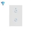 Wewoo Interrupteur Connecté Sans Fil Touch Mural En Verre Trempé, 2 Voies,... -Nuki Magasin interrupteur connecte sans fil touch mural en verre trempe 2 voies 120 mm compatible avec alexa et google home ac 90v 250v 2a prise us 10551806 27403108 1140x1140