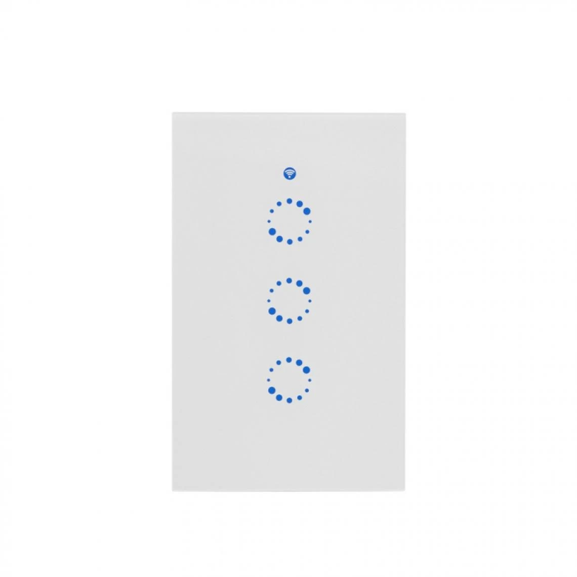 Wewoo Interrupteur Connecté Sans Fil Touch Mural En Verre Trempé 3 Voies, ... 4 Wewoo Interrupteur Connecté Sans Fil Touch Mural En Verre Trempé 3 Voies, ... – Image 2