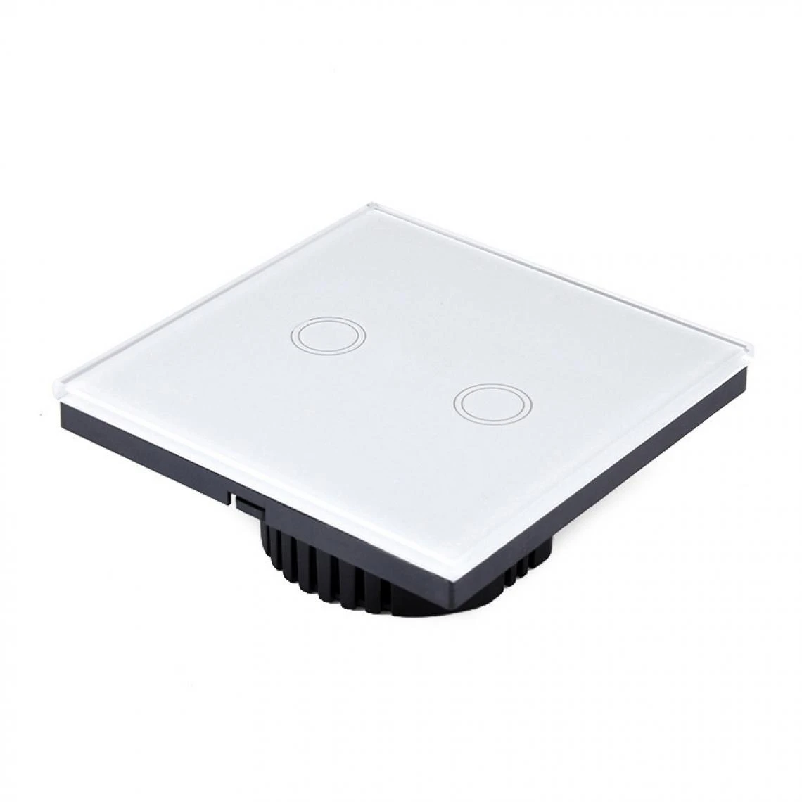 Wewoo Interrupteur Mural De Panneau De Verre Trempé De 86 Mm2 Voiesavec Tac... 5 Wewoo Interrupteur Mural De Panneau De Verre Trempé De 86 Mm2 Voiesavec Tac... – Image 3