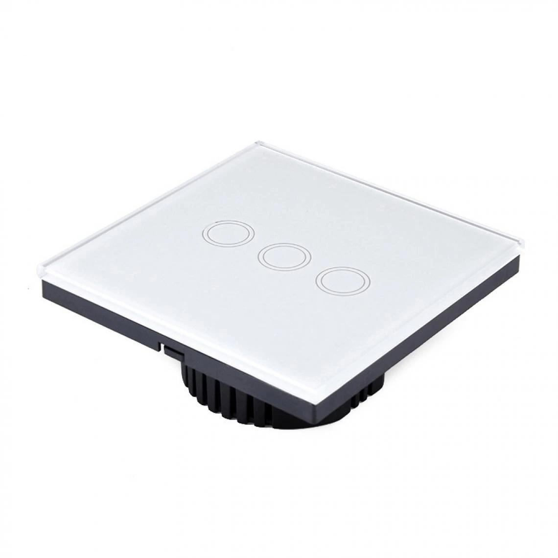 Wewoo Interrupteur Sans Fil Blanc 86mm Verre Trempé Panneau Mural Smart Hom... 5 Wewoo Interrupteur Sans Fil Blanc 86mm Verre Trempé Panneau Mural Smart Hom... – Image 3