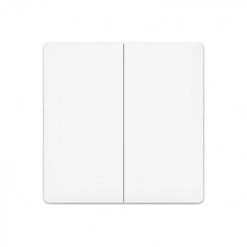 Wewoo Interrupteur Sans Fil Blanc Smart Contrôle De La Lumière Double Past...