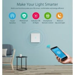 Wewoo Interrupteur Sans Fil De Commande Lumière Intelligent EU -Nuki Magasin interrupteur sans fil de commande lumiere intelligent eu 10551704 27402644 1140x1140