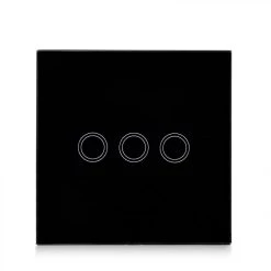 Wewoo Interrupteur Sans Fil Noir 86mm Verre Trempé Panneau Mural Smart Home... -Nuki Magasin interrupteur sans fil noir 86mm verre trempe panneau mural smart home light 3 boutons tactile avec telecommande rf 433 ac 110v 240v 10551818 27403170 1140x1140