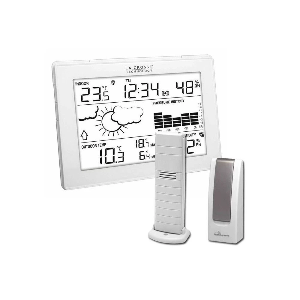 Lacrosse Technology LA CROSSE TECHNOLOGY MA 10006-WHI Station Météo Connectée 3 Lacrosse Technology LA CROSSE TECHNOLOGY MA 10006-WHI Station Météo Connectée