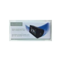 Lacrosse Technology LA CROSSE WT470BLA-WHI Réveil Coloré Bluetooth Avec Phases De Lune -Nuki Magasin la crosse wt470bla whi reveil colore bluetooth avec phases de lune 1