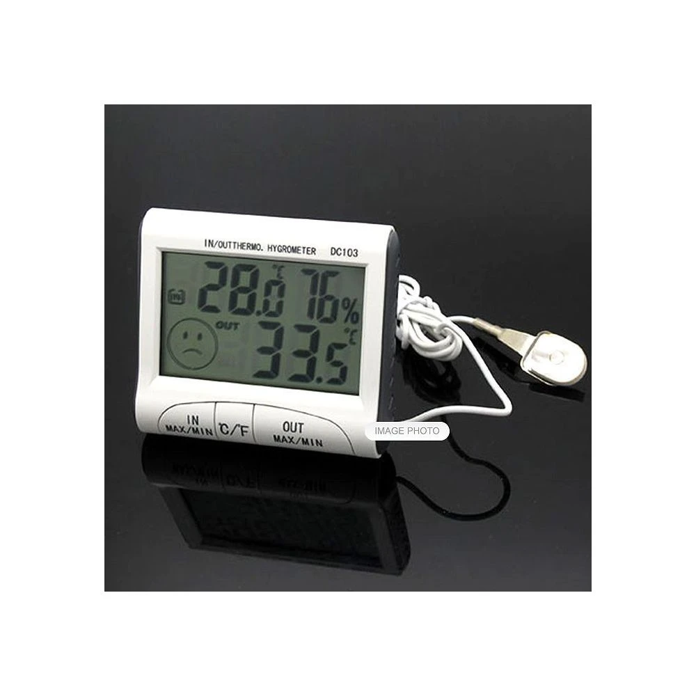 Marque Generique Mini Station Météo Digital Intérieur Thermomètre Hygromètre Capte... 3 Marque Generique Mini Station Météo Digital Intérieur Thermomètre Hygromètre Capte...