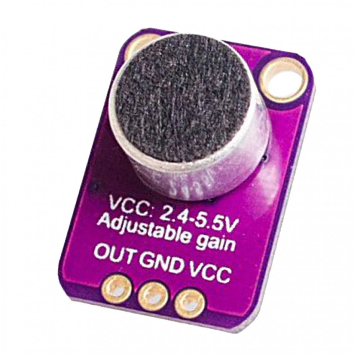 Marque Generique Module De Rupture D'amplificateur Capteur Microphone Max4466 Réglable 5 Marque Generique Module De Rupture D'amplificateur Capteur Microphone Max4466 Réglable – Image 3