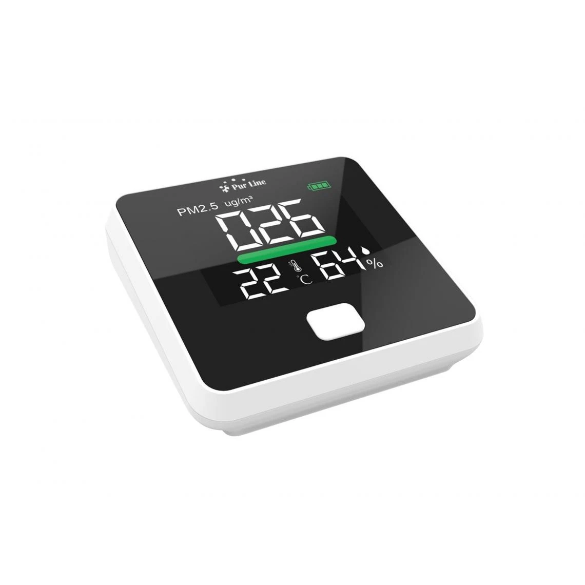 Purline Moniteur De La Qualité De L'air Avec Capteur PM2 Et 3 Fonctions 6 Purline Moniteur De La Qualité De L'air Avec Capteur PM2 Et 3 Fonctions – Image 4