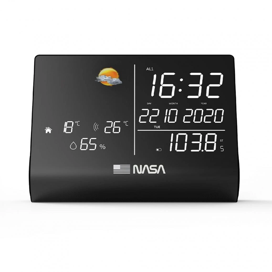 NASA - Station Météo - Enceinte Bluetooth WSP1300 Noire - Livrée Av... 3 NASA - Station Météo - Enceinte Bluetooth WSP1300 Noire - Livrée Av...
