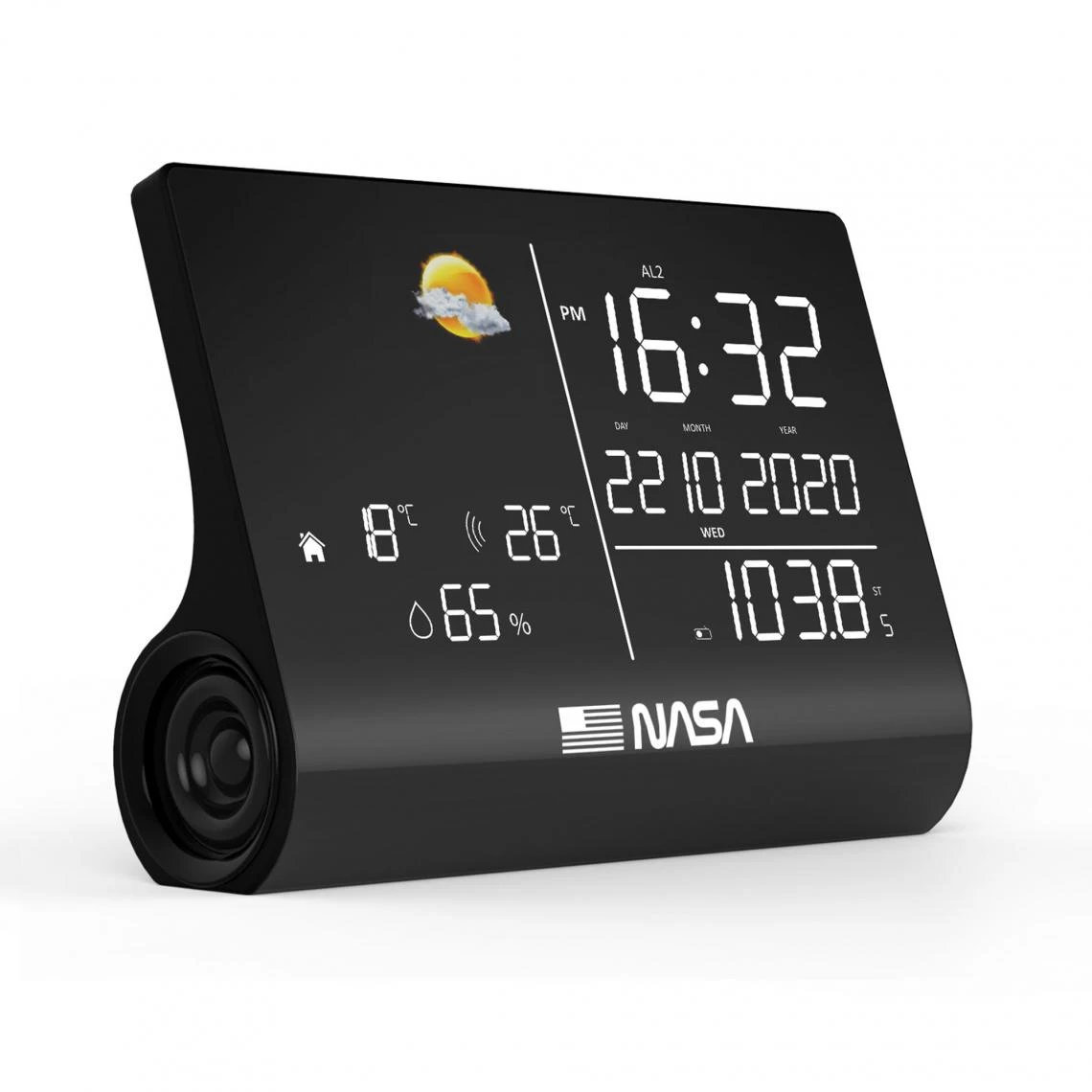 NASA - Station Météo - Enceinte Bluetooth WSP1300 Noire - Livrée Av... 4 NASA - Station Météo - Enceinte Bluetooth WSP1300 Noire - Livrée Av... – Image 2