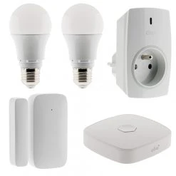 Pack De Démarrage Maison Connectée OtioHome T1 (2 Ampoules + 1 Déte...