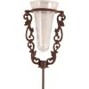 Water In The Garden Pluviomètre De Jardin En Verre Avec Support En Fonte. -Nuki Magasin pluviom c3 a8tre jardin verre support fonte blanc