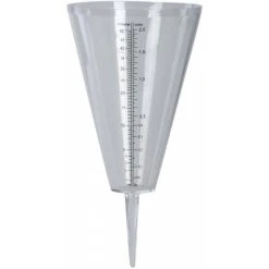 World Of Weather Pluviomètre En Plastique Cone.