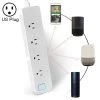 Wewoo Prise Connectée 10A Accueil Smart WiFi Power Bande Surge Protector 4 ...