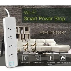 Wewoo Prise Connectée 10A Accueil Smart WiFi Power Bande Surge Protector 4 ... -Nuki Magasin prise connectee 10a accueil smart wifi power bande surge protector 4 sortie sans fil extension socket app operation et interrupteur de synchronisation us plug 10551710 27402668 1140x1140
