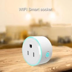 Wewoo Prise Connectée 10A Forme Ronde WiFi 2.4GHz Mini Plug APP Télécomma... -Nuki Magasin prise connectee 10a forme ronde wifi 24ghz mini plug app telecommande timing smart socket fonctionne avec alexa et google home lumiere coloree ac 100 240v us 10551794 27403056 1140x1140