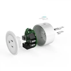 Wewoo Prise Connectée 10A Forme Ronde WiFi Mini Plug APP Télécommande Tim... -Nuki Magasin prise connectee 10a forme ronde wifi mini plug app telecommande timing smart socket fonctionne avec alexa ac 100 240 v us 10551836 27403264 1140x1140