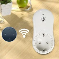 Wewoo Prise Connectée 16A 2,4 GHz Alexa WiFi Contrôle Smart Timer De Coura...
