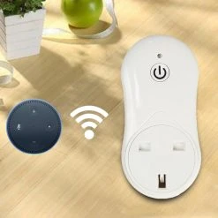 Wewoo Prise Connectée 16A 2.4GHz Alexa WiFi Contrôle Smart Timer De Couran...