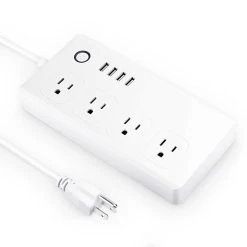Wewoo Prise Connectée 4 Ports USB + 4 X US Plug Jack Télécommande WiFi Sm... -Nuki Magasin prise connectee 4 ports usb 4 x us plug jack telecommande wifi smart power socket fonctionne avec alexa et google home ac 110 240 v americaine 10551878 27403446 1140x1140