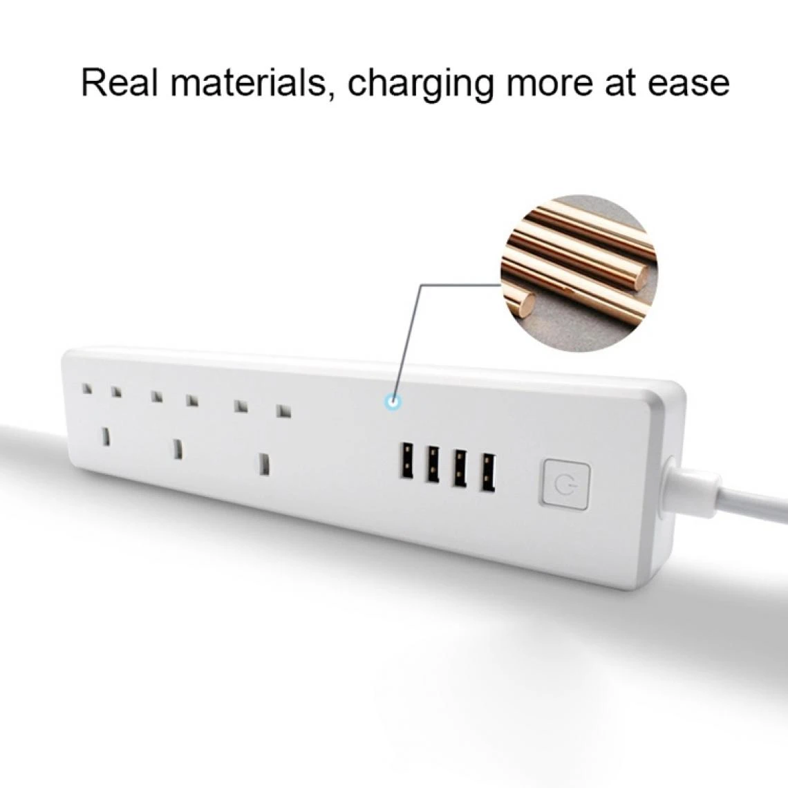 Wewoo Prise Connectée 4 X Ports USB + 3 X UK Plug Jack Télécommande WiFi ... 6 Wewoo Prise Connectée 4 X Ports USB + 3 X UK Plug Jack Télécommande WiFi ... – Image 4