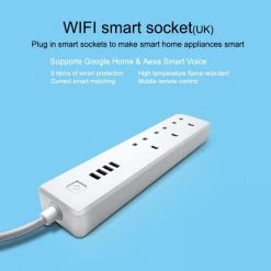Wewoo Prise Connectée 4 X Ports USB + 3 X UK Plug Jack Télécommande WiFi ... 11 Wewoo Prise Connectée 4 X Ports USB + 3 X UK Plug Jack Télécommande WiFi ... -Nuki Magasin prise connectee 4 x ports usb 3 x uk plug jack telecommande wifi smart power socket fonctionne avec alexa et google home longueur du cable 18 m ac 90 265v uk 10551688 27402564 1140x1140